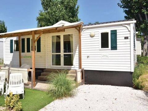 Mobilhome 8 personnes - Classic | 3 Ch. | 6/8 Pers. | Terrasse surélevée | Clim.