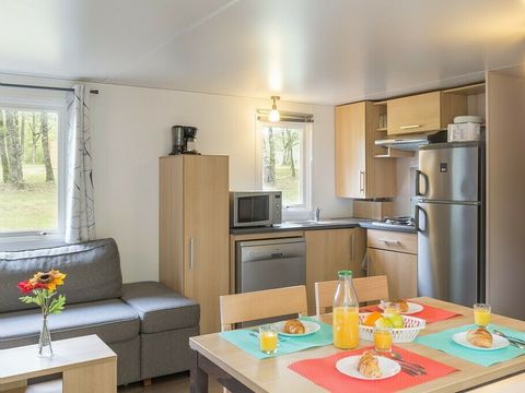 Mobilhome 6 personnes - Premium 3 chambres 2 salles de bain Lounge sans TV