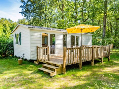Bungalow 8 personnes - Mobil-home | Comfort | 3 Ch. | 6/8 Pers. | Terrasse surélevée non couverte