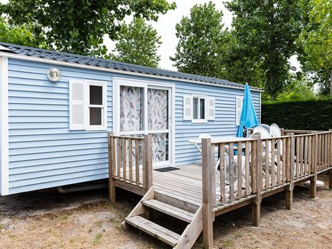 MOBILHOME 6 personnes - Classic | 2 Ch. | 4/6 Pers. | Terrasse surélevée non couverte | Clim.