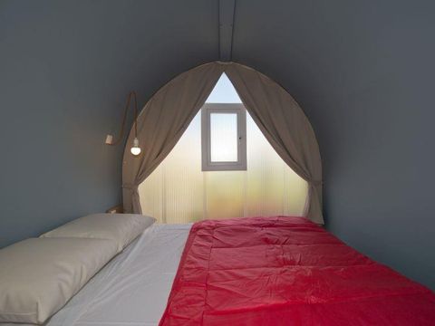 Tente en toile et en bois 4 personnes - C- Coco Lodge - 2 chambres 16m²