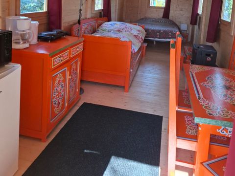Hébergement 2 personnes - roulotte 2 pers