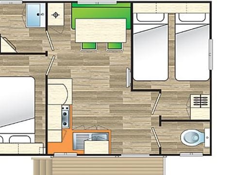 MOBILHOME 4 personnes - Les acacias