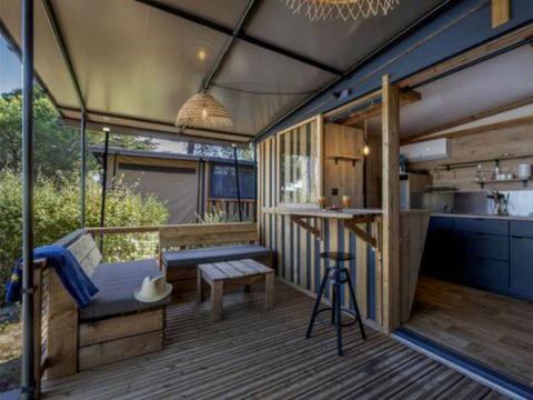 MOBILHOME 5 personnes - Tiny Lodge 2 chambres 5 personnes (4 adultes max + 1 enfant)