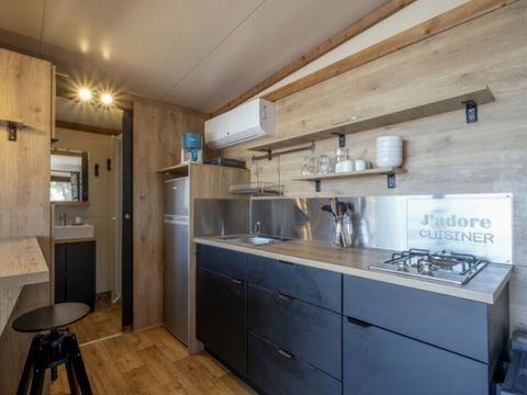 MOBILHOME 5 personnes - Tiny Lodge 2 chambres 5 personnes (4 adultes max + 1 enfant)