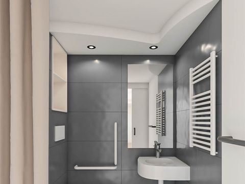 MOBILHOME 6 personnes - Mobil home Premium PMR Accessible 2ch 6pers - Climatisation