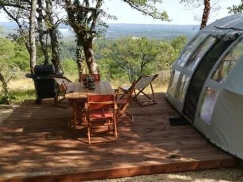 HÉBERGEMENT INSOLITE 4 personnes - DOME PANORAMIQUE - Sans sanitaires