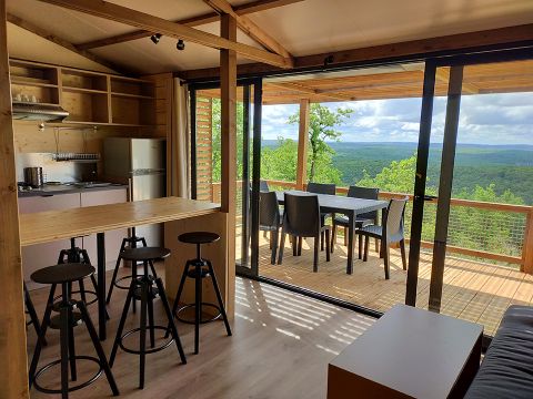 CHALET 6 personnes - PANORAMIQUE NATURE 3 CHAMBRES VUE EXCEPTIONNELLE