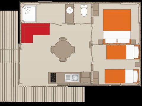 HÉBERGEMENT INSOLITE 5 personnes - CABANE LODGE BALI