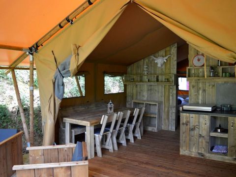 TENTE 4 personnes - LODGE SAFARI avec SPA