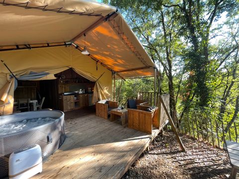 TENTE 4 personnes - LODGE SAFARI avec SPA