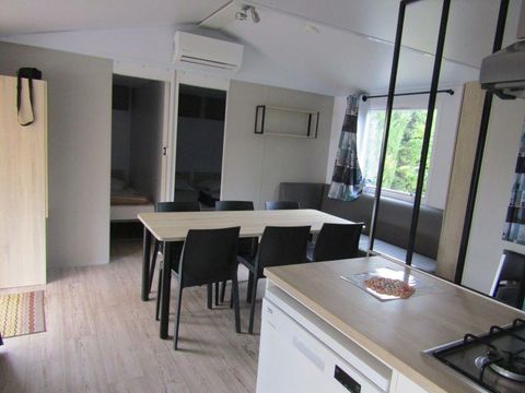 MOBILHOME 8 personnes - C- Mobil-home Quatro - 4 chambres climatisé