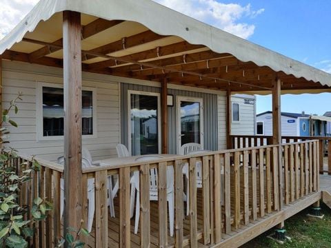 MOBILHOME 6 personnes - C- Mobil-home Caraïbes climatisé 2 chambres