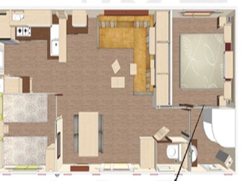 MOBILHOME 4 personnes - MH Standard Grand Confort 36m² - 2 Chambres