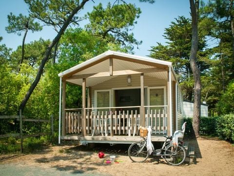 MOBILHOME 4 personnes - ECO Mobil home 2ch. LUDISIA (de + 10 ans) 24 m² + Terrasse semi-couverte 4 pers