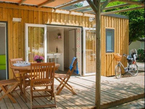 MOBILHOME 6 personnes - CONFORT Mobil home 2ch. CALYPSO (2016) 28m² + terrasse semi-couverte 4/6 pers