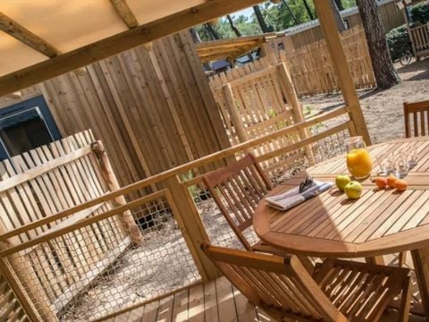 MOBILHOME 3 personnes - CONFORT Mobil home 1ch. VANILLA (2016) 22m² + Terrasse semi-couverte 2/3 pers