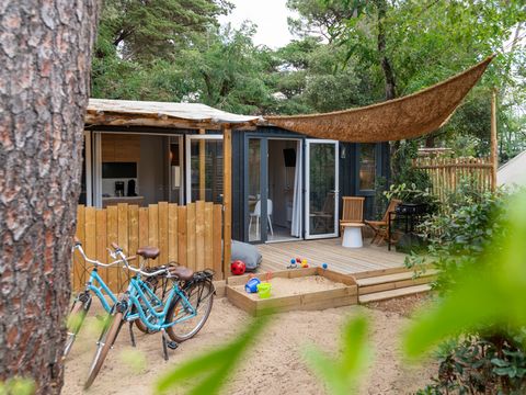 MOBILHOME 4 personnes - PREMIUM Mobil home 2ch. GALET (2023) 31m² + Terrasse semi-couverte 4 pers