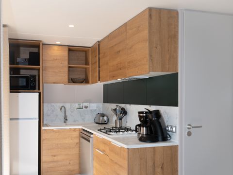 MOBILHOME 4 personnes - PREMIUM Mobil home 2ch. GALET (2023) 31m² + Terrasse semi-couverte 4 pers