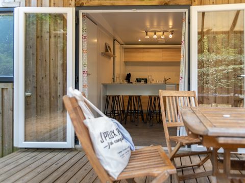 MOBILHOME 8 personnes - CONFORT Mobil home 3ch. ECUMES (2016) 31m² + Terrasse semi couverte 6/8 pers