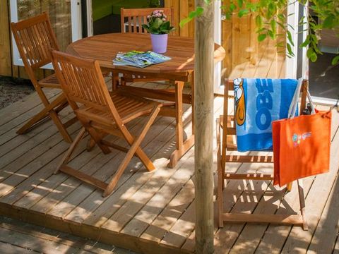 MOBILHOME 6 personnes - CONFORT Mobil home 2ch. CALYPSO (2016) 28m² + terrasse semi-couverte [durée spéciale ms] 4/6 pers