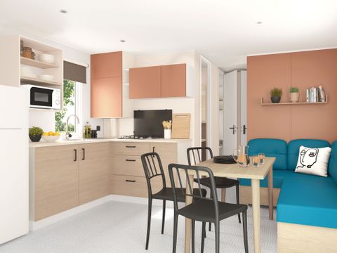 MOBILHOME 6 personnes - "Loggia" 3 chambres avec terrasse couverte