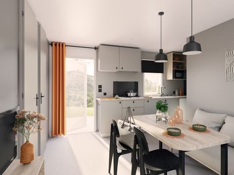 MOBILHOME 4 personnes - "Mercure" climatisé 2 chambres