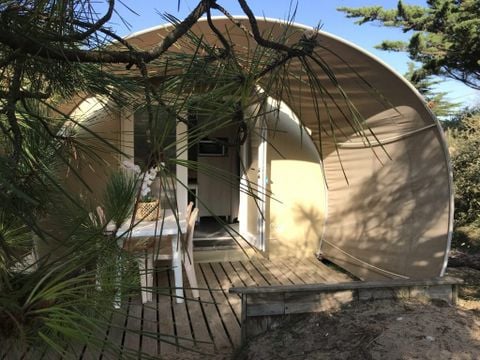 HÉBERGEMENT INSOLITE 4 personnes - Coco sweet- Kon Tiki - 2 chambres - 16m² 4 pers