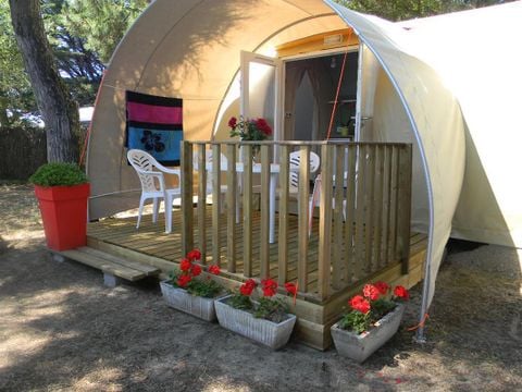 HÉBERGEMENT INSOLITE 4 personnes - Coco sweet- Kon Tiki - 2 chambres - 16m² 4 pers