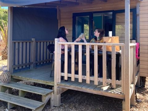 MOBILHOME 2 personnes - Mobil-home Tiki Lodge - 1 chambre - 19.50² 2 pers
