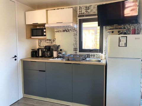 MOBILHOME 2 personnes - Mobil-home Tiki Lodge - 1 chambre - 19.50² 2 pers