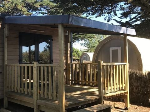 MOBILHOME 2 personnes - Mobil-home Tiki Lodge - 1 chambre - 19.50² 2 pers