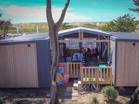 MOBILHOME 12 personnes - Mobile Home Tropical Lodge Family AVEC JACUZZI- 36.80 m²/MH - 6 Ch/12 pers - TRIBU XXL 12 pers