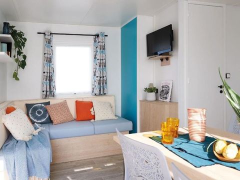 MOBILHOME 12 personnes - Mobile Home Tropical Lodge Family AVEC JACUZZI- 36.80 m²/MH - 6 Ch/12 pers - TRIBU XXL 12 pers