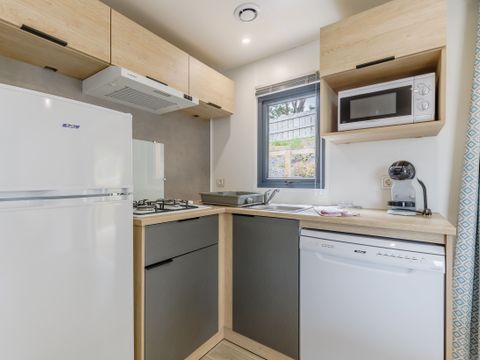 MOBILHOME 6 personnes - Mobil-home Prémium SPA CLIM LV 3chambres 33m² 6 pers