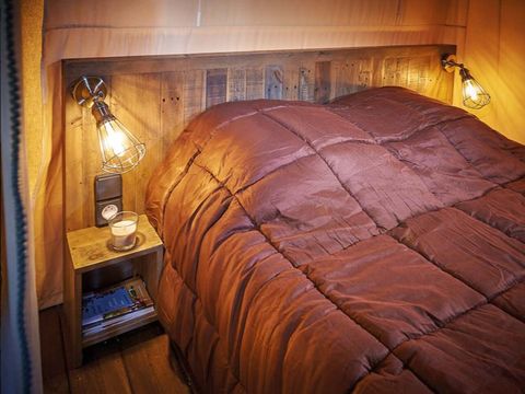 TENTE TOILE ET BOIS 6 personnes - Kabane Lodge 46 m²