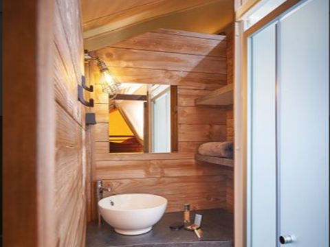 TENTE TOILE ET BOIS 6 personnes - Kabane Lodge 46 m²