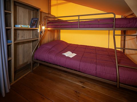 TENTE TOILE ET BOIS 6 personnes - Kabane Lodge 46 m²