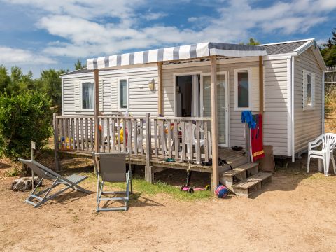 MOBILHOME 6 personnes - Cottage Confort - Terrasse semi couverte