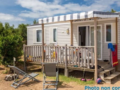 MOBILHOME 6 personnes - Cottage Confort - Terrasse semi couverte
