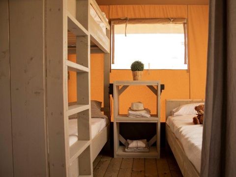 TENTE TOILE ET BOIS 5 personnes - SAFARI