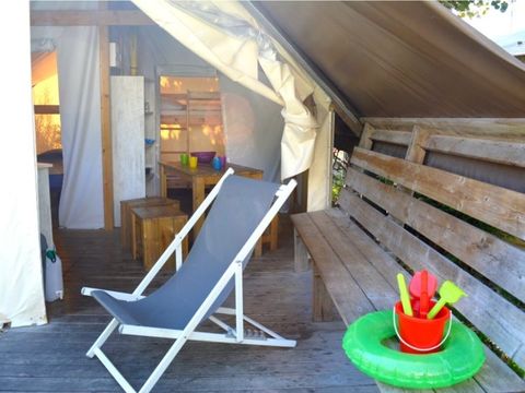 BUNGALOW TOILÉ 4 personnes -  Junior 2 chambres 17m² - sans sanitaires