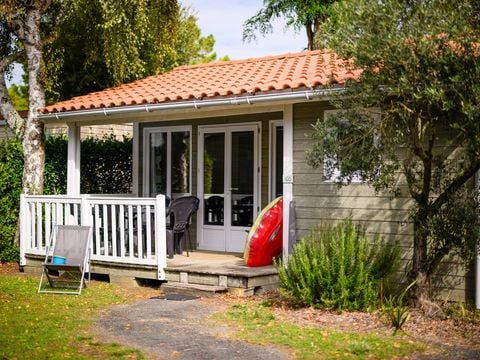 Chalet 4 personnes - CHALET CONFORT 2ch. - 35m2 - terrasse intégrée 4 pers