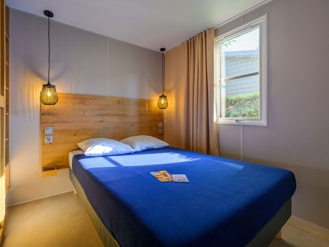 MOBILHOME 6 personnes - COTTAGE CONFORT 3 ch. 6 pers. - 35m2 - terrasse couverte