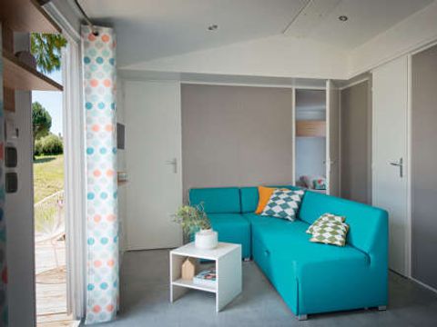 MOBILHOME 6 personnes - Cottage Grand Confort (3 chambres) TV + terrasse semi-couverte