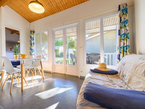 Chalet 4 personnes - D/ CHALET CONFORT 2 chambres - 35m2 - terrasse intégrée 4 pers