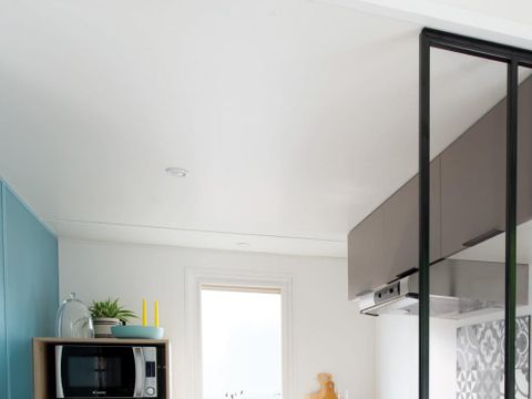 MOBILHOME 5 personnes - COTTAGE CONFORT 2 ch. 4/5 pers. - 30m2 - terrasse parasol 5 pers