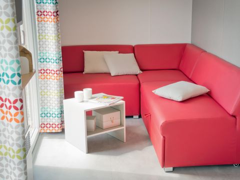 Mobilhome 4 personnes - COTTAGE CONFORT 2 chambres - 30m2 - terrasse parasol 4 pers