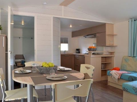 Mobilhome 4 personnes - COTTAGE CONFORT 2 chambres - 30m2 - terrasse parasol 4 pers