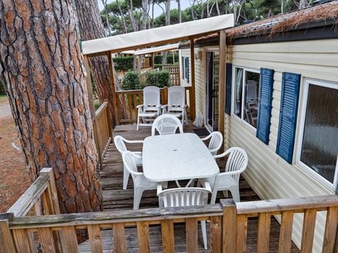 Mobilhome 8 personnes - Classic | 3 Ch. | 6/8 Pers. | Terrasse surélevée